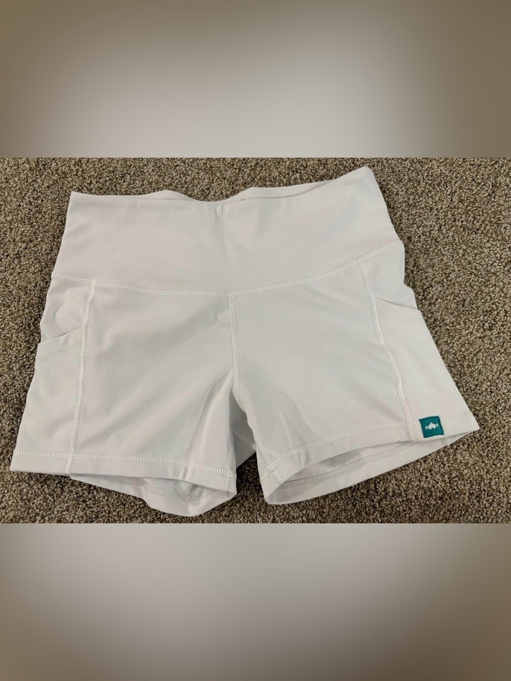 Small white shorts